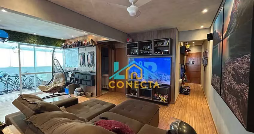 Apartamento garden com 3 dormitórios à venda, 120 m² por r$ 636.000,00 - vila guilhermina - praia grande/sp
