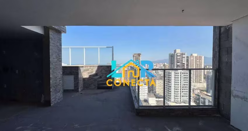 Cobertura com 3 dormitórios à venda, 124 m² por r$ 1.950.000,00 - vila guilhermina - praia grande/sp