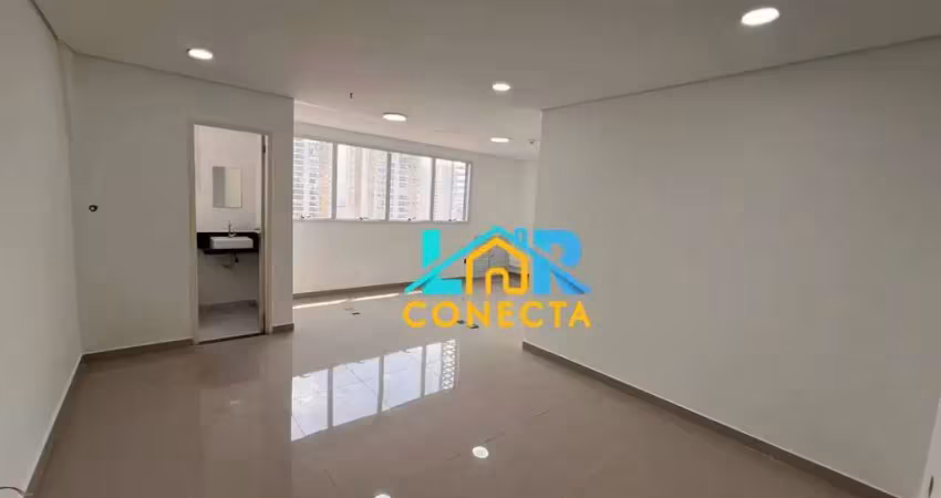 Sala para alugar, 35 m² por r$ 2.700,00/mês - ponta da praia - santos/sp