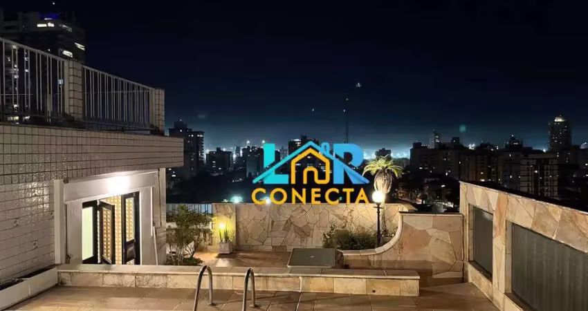 Cobertura com 4 dormitórios à venda, 361 m² por r$ 3.840.000,00 - ponta da praia - santos/sp