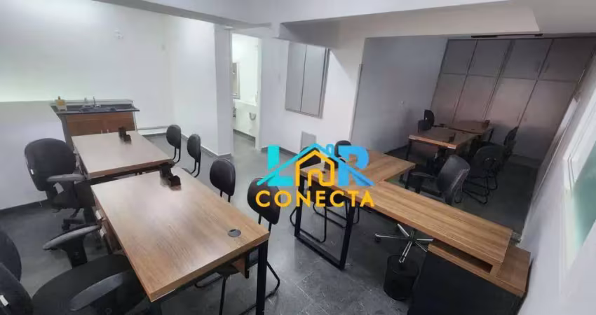 Sala para alugar, 40 m² por r$ 3.500/mês - gonzaga - santos/sp