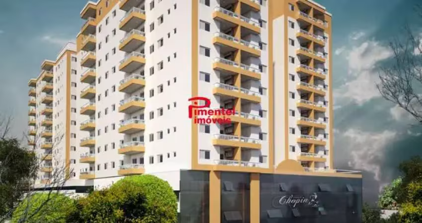 Apartamento 2 dormitórios c/ 1 suíte p/ venda no boqueirão em praia grande/sp