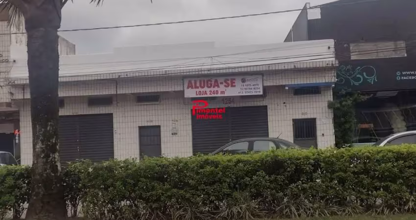Casa 2 dorm. p/ locação comercial no boqueirão em praia grande
