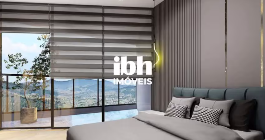 Apartamento à venda, 1 quarto, 1 suíte, 1 vaga, vale do sereno - nova lima/mg
