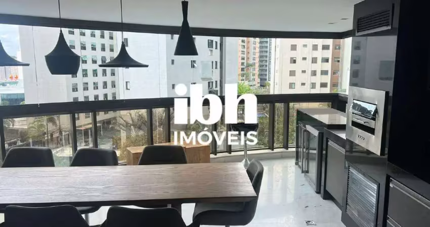 Apartamento à venda mobiliado com 280,00m², 4 quartos, 3 suítes, 5 banheiros, 5 vagas de garagem no belvedere.