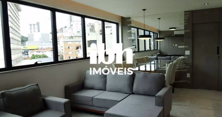 Apartamento mobiliado para alugar com 90,00m², 2 quartos, 2 suítes , 3 banheiros, 2 vagas no santo antonio.