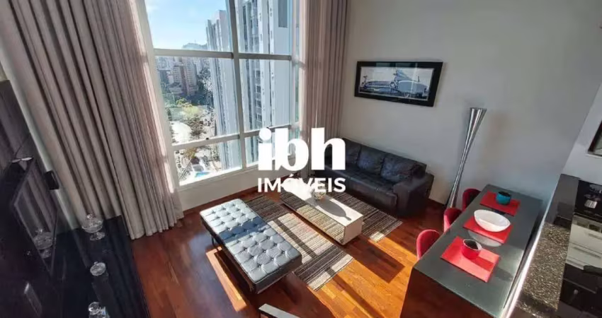 Apartamento duplex mobiliado para alugar com 95m², 2 banheiros, 2 vagas de garagem no belvedere.