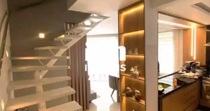 Apartamento mobiliado de alto padrão para alugar com 78m², 2 quartos, 1 suíte, 2 vagas de garagem no vila da serra.