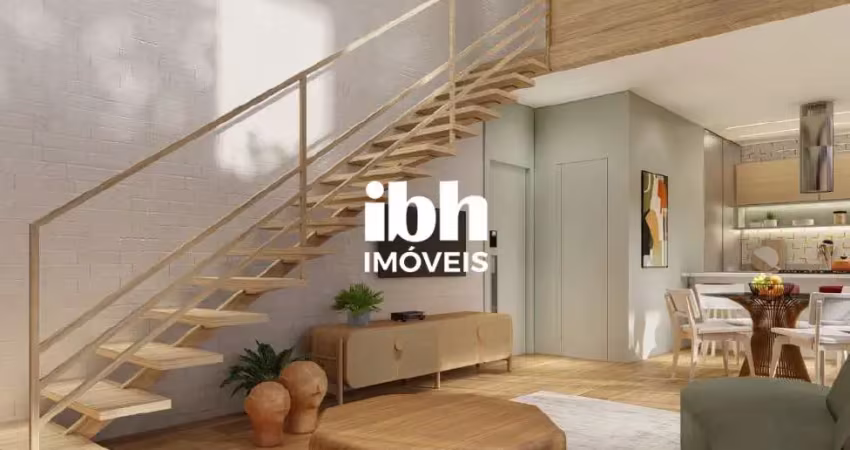 Apartamento loft á venda com 91,12m² 1 vaga de garagem no santa lúcia