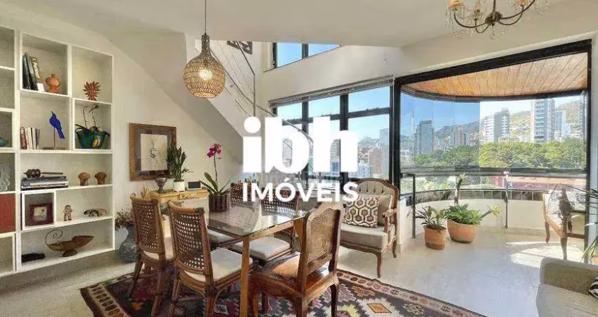 Cobertura duplex à venda com 235 m², 3 quartos, 2 suíte, 3 vagas no sion.