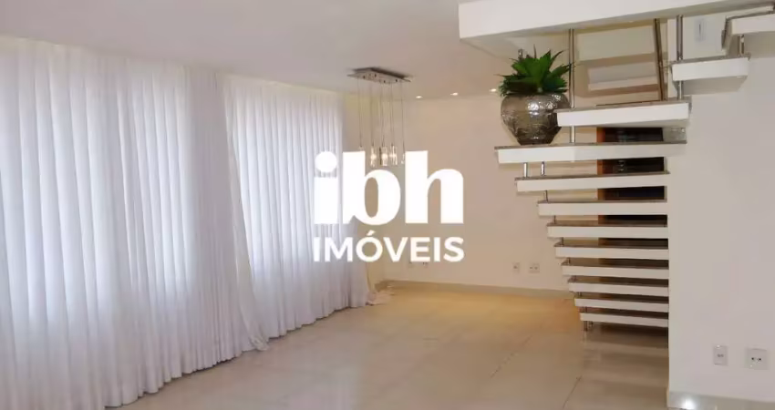 Cobertura à venda, 3 quartos, 1 suíte, 3 vagas, funcionários - belo horizonte/mg