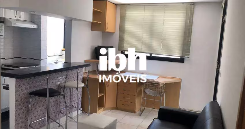 Apartamento 1 quarto mobiliado – 45m² | funcionários, bh