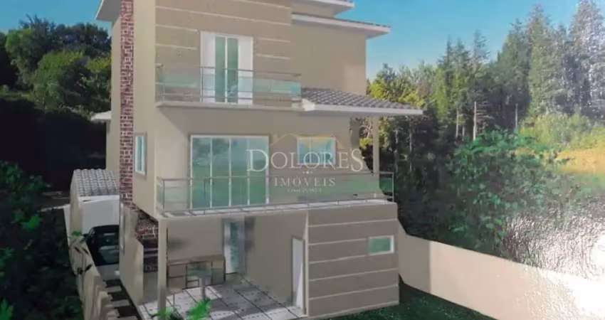 Terreno em declive com projeto aprovado no aruã brisas