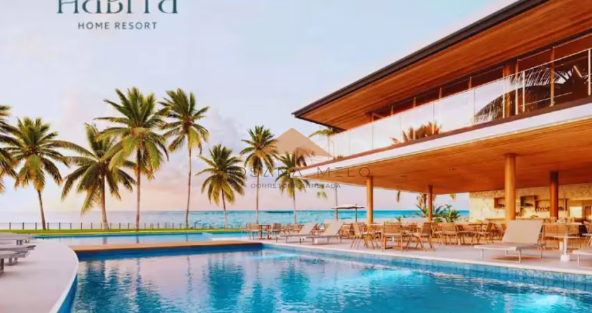 Apto tipo 3 quartos no habitá beach home resort | praia do cupe – 80m² | ideal para curtir, alugar ou morar