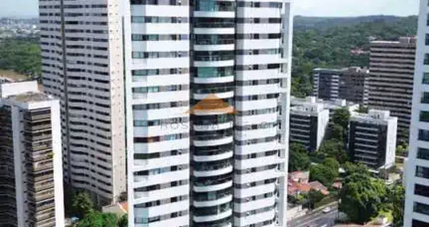 Edf. alameda imperial, 172m², 4 quartos, 3 suítes, sala para 3 ambientes, móveis fixos, 3 vagas de garagem e lazer completo