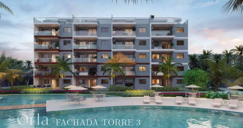 Apartamento 3 quartos térreo com piscina privativa no orla resort na praia dos carneiros – 130m² | sofisticação e conforto de um resort