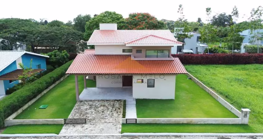 Casa no condomínio terra viva, 259m², 4 quartos, 3 suítes, closet, espaço gourmet e garagem para 4 carros