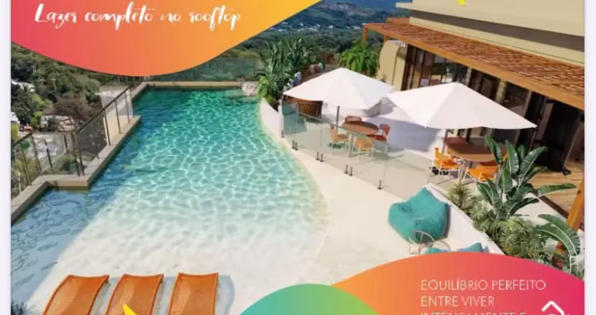Lindon apartamento na praia de itacoatiara com área de lazer completa