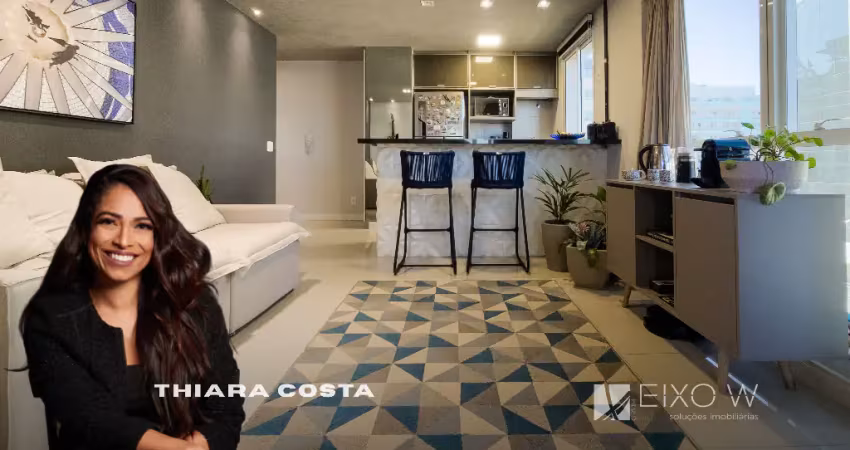 Apartamento de 1 quarto setor noroeste - de canto, vista livre