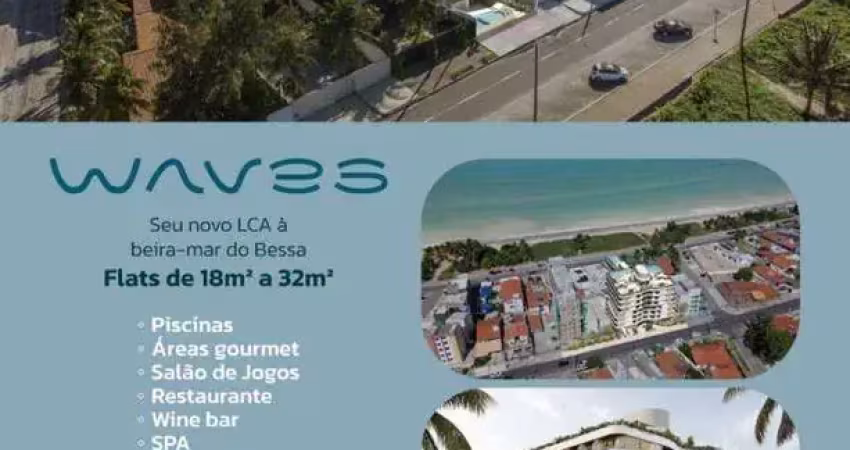 Apartamento com 1 dormitório à venda, 18 m² por r$ 347.750,00 - bessa - joão pessoa/pb