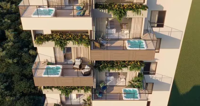 Apartamento frente mar para venda em barra velha, tabuleiro, 3 dormitórios, 3 suítes, 4 banheiros, 2 vagas