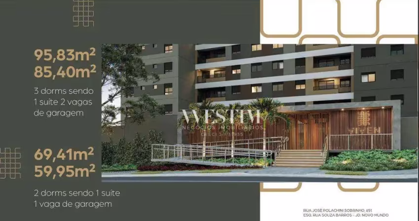 Apartamento com 2 dormitórios à venda, 59 m² por r$ 510.270,00 - jardim urano - são josé do rio preto/sp