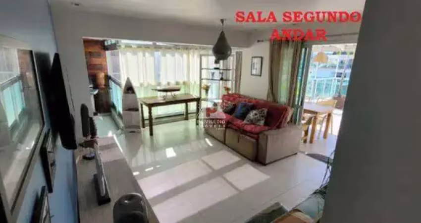 Cobertura duplex de 3 quartos com vista para a pedra da gávea no le parc