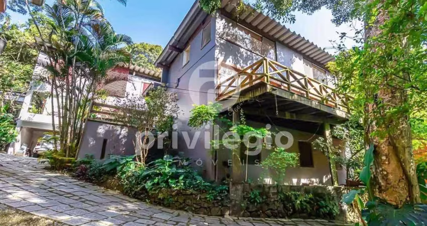 Casa triplex à venda, 5 quartos, 2 suítes, 2 vagas, são conrado - rio de janeiro/rj