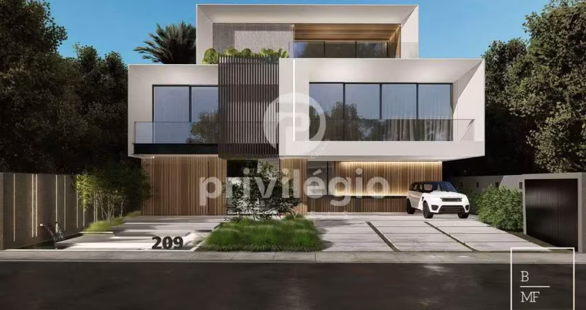 Casa triplex à venda, 5 quartos, 5 suítes, 4 vagas, barra da tijuca - rio de janeiro/rj