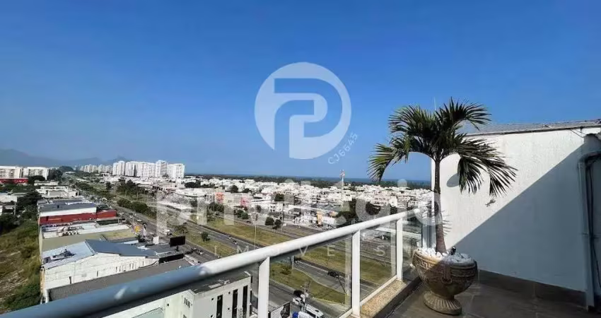 Luxuosa cobertura duplex com vista deslumbrante e lazer completo no recreio!