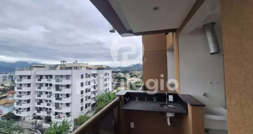 Apartamento à venda, 2 quartos, 1 suíte, 1 vaga, pechincha - rio de janeiro/rj