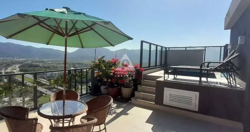 Cobertura 4 quartos á venda lume residencial 170m-recreio dos bandeirantes