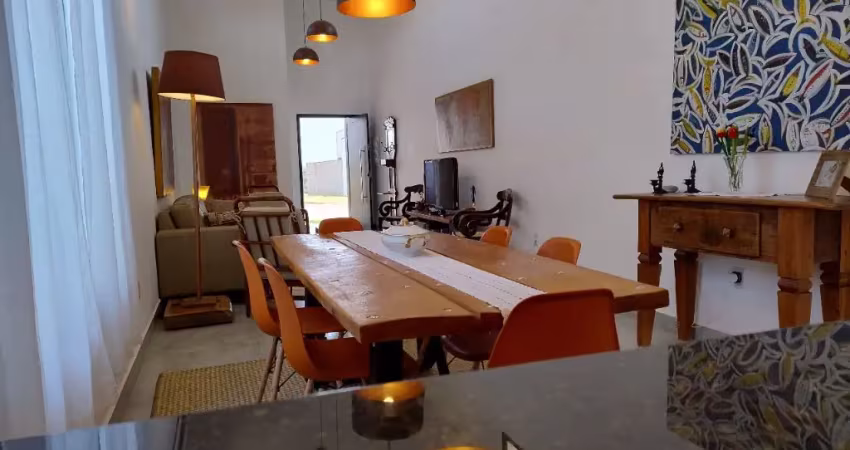 Casa térrea moderna no condomínio malibu – 3 dormitórios, suíte com closet, área gourmet e quintal