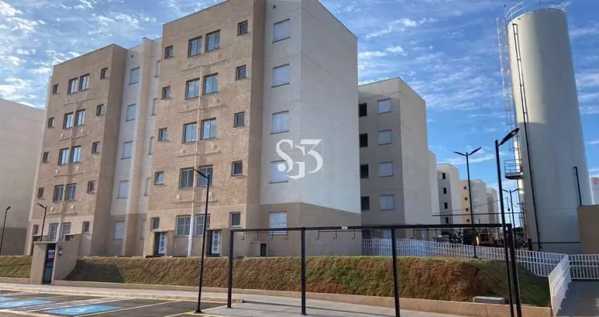 Apartamento à venda em paulínia-sp, parque bom retiro: 2 quartos, 1 sala, 1 banheiro, 1 vaga, 49m²!