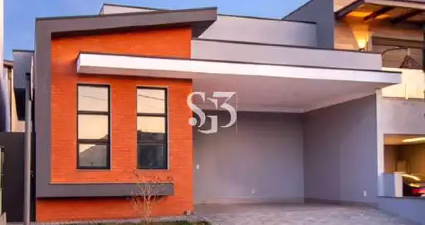 Imperdível casa em condomínio à venda em paulínia-sp, parque brasil 500! 3 quartos, 3 suítes, 2 salas, 5 banheiros, 2 vagas, 163,51m²!