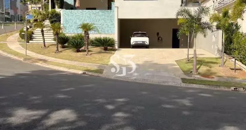 Casa de alto padrão para locação em condomínio no loteamento parque das sapucaias, campinas-sp: 4 suítes, 3 salas, 6 banheiros - 370m².