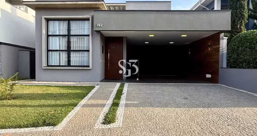 Linda casa térrea para alugar com mobília - swiss park em campinas,sp
