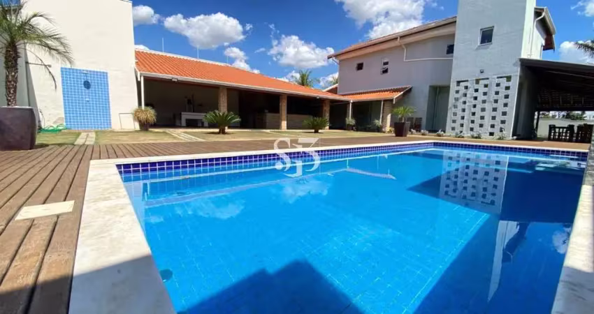 Chácara de luxo à venda ou locação em paulínia-sp, parque da represa: 3 quartos, 2 suítes, 2 salas, 5 banheiros, 10 vagas, 258,52 m².
