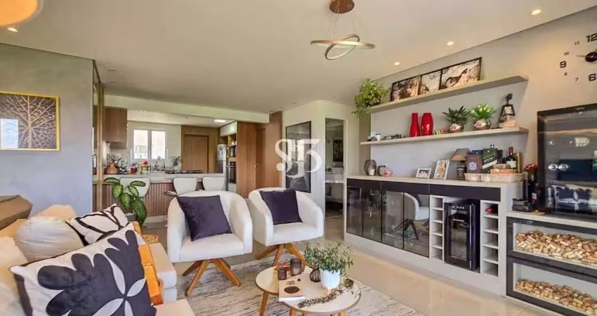Apartamento de luxo à venda em campinas-sp: 3 suítes no parque prado, 130m², 3 salas, 4 banheiros, 2 vagas!