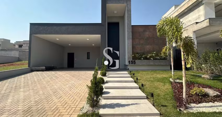 Linda casa térrea à venda no condomínio arborais, campinas