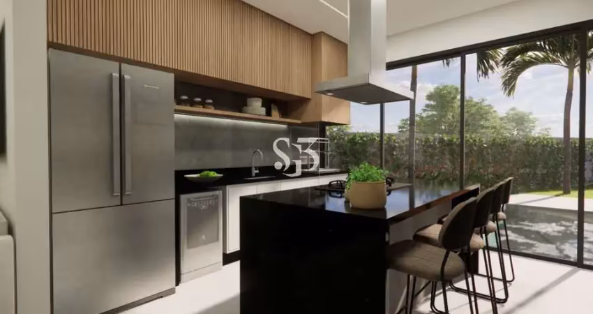 Casa em condomínio de luxo no parque brasil 500 em paulínia-sp: 3 quartos, 3 suítes, 2 salas, 4 banheiros, 4 vagas, 179m².