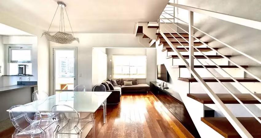 Apartamento de luxo no cambuí: 2 suítes, 3 salas, 3 banheiros, 2 vagas de garagem e 104m² - campinas-sp