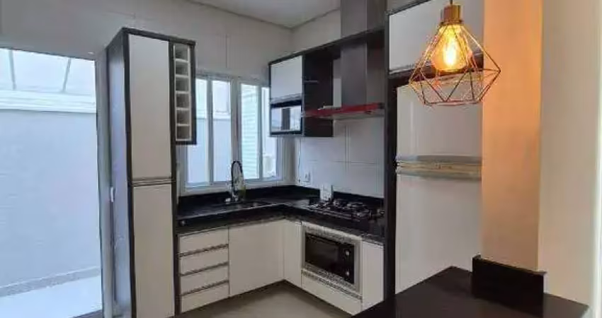 Para alugar! casa com 2 suítes, área gourmet e 4 vagas no condomínio bréscia