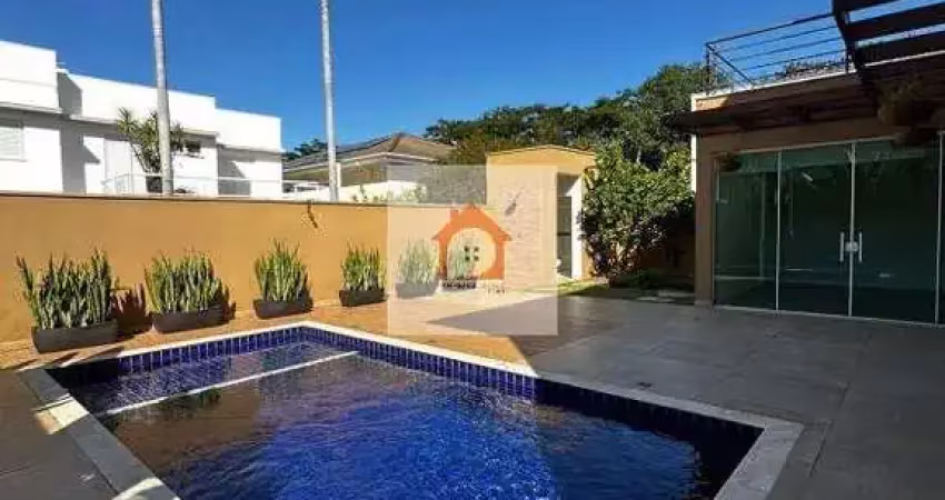 Linda casa de alto padrão à venda em condomínio no jardim residencial santa clara em indaiatuba-sp: 4 quartos, 2 suítes, e 360m² de área.