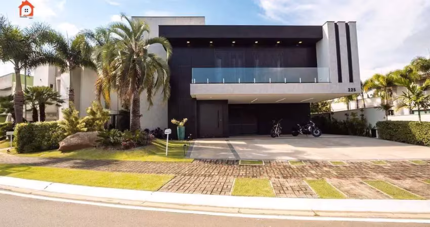 Venda - maison du parc: sofisticação em 551m² de terreno e 418m² construídos com 4 suítes, cinema e sauna