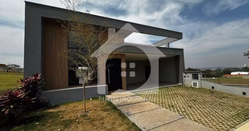 Casa térrea moderna à venda no condomínio vila sapezal – 3 suítes, escritório e piscina, r$ 2.300.000,00