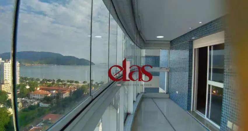 Apartamento com 4 dormitórios, 250 m² - venda por r$ 4.700.000,00 ou aluguel por r$ 30.000,00/mês - aparecida - santos/sp