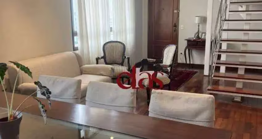 Cobertura com 3 dormitórios à venda, 200 m² por r$ 1.600.000,00 - boqueirão - santos/sp