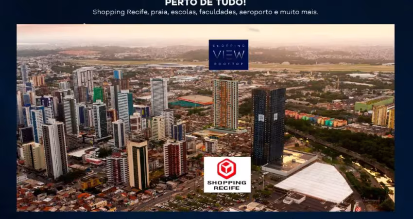Edf. shopping view rooftop - lançamento - boa viagem - 1 ou 2 quartos