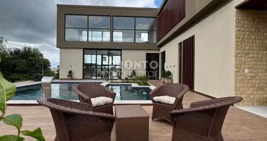 Casa de alto padrão porteira fechada em condomínio – gravatá | 311,12m²
